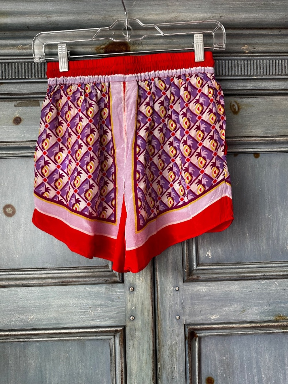 Farm Rio Pineapple Scarf Shorts Size XXS - Picture 11 of 12